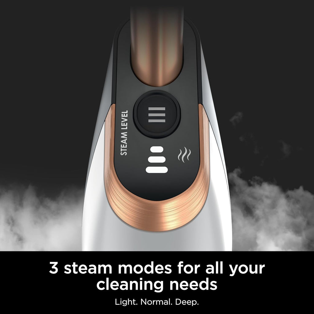 Shark SteamSpot Steam Mop with Steam Blaster Technology, 3 Steam Modes, 2 Washable Pads, XL Removable Water Tank, Lightweight, Steam Cleaner for sealed Hard Floors, Hardwood, Tile, Laminate, S2001