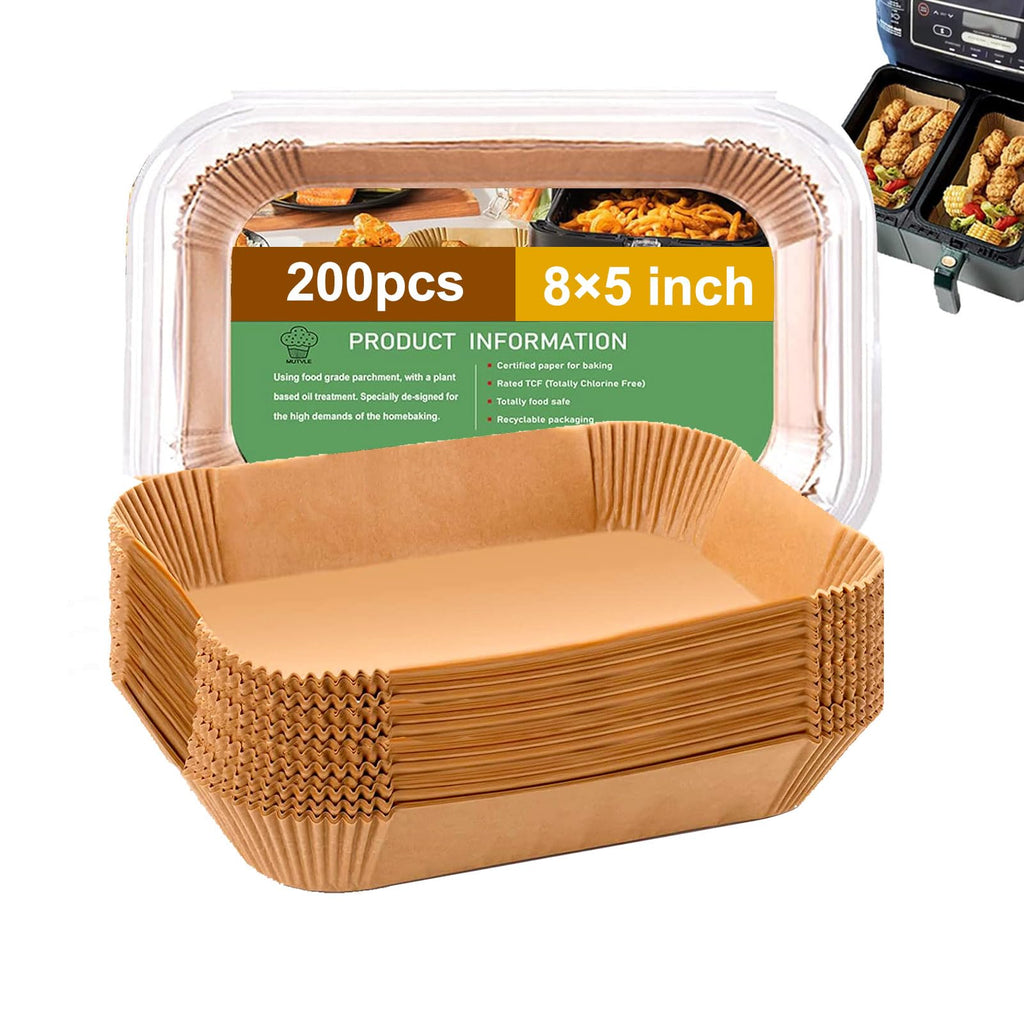Small Air Fryer Liners for Cosori 2.1qt Air Fryer, Mini Air Fryer Liners Disposable 2 2.1 2.6 3QT, 5.5 Inch Air Fryer Liners