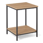 Amazon Basics Rectangular Coffee Table with Bottom Shelf, Living Room Centre Table, Wooden Black, 19.9" D x 31.5" W x 16.5" H