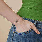 SINYARS Sterling Silver Bracelets for Women Friendship Bracelets for Bestie, Best Friend Jewelry for Birthday, Wedding