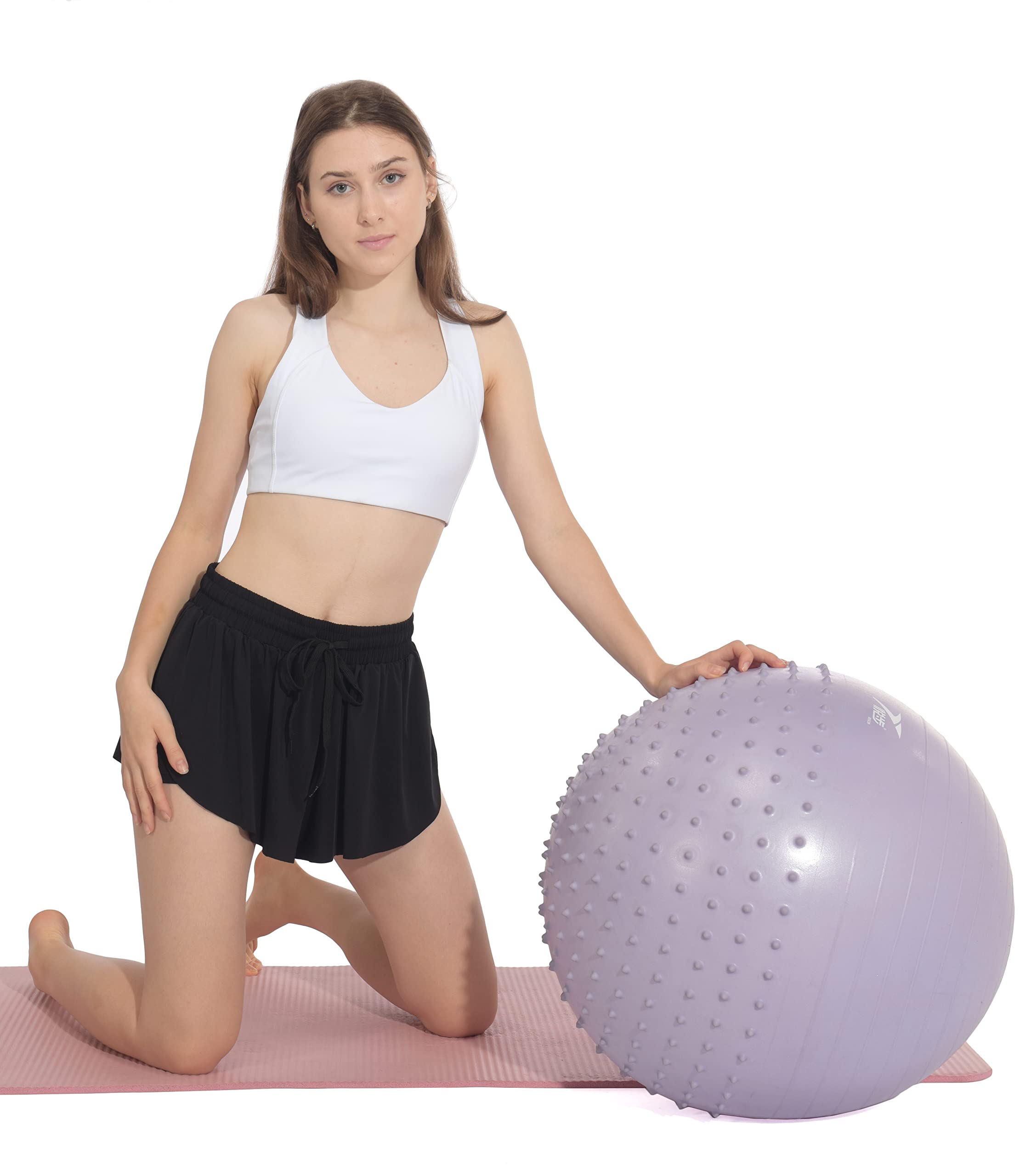 Womens Butterfly Flowy Shorts for Summer Cute Preppy Skirt Shorts Athletic Workout Running Gym Shorts with Pocket Black XL