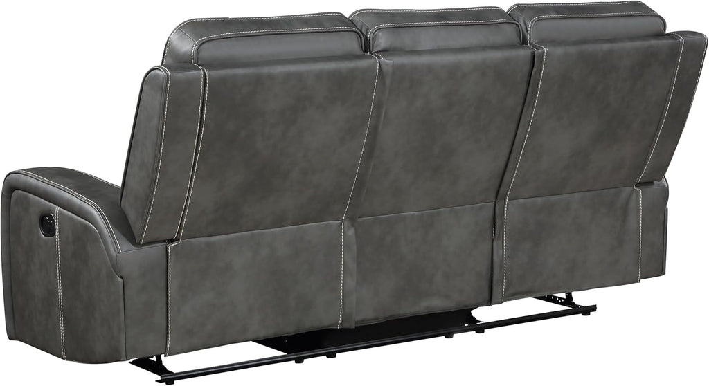 Coaster Home Furnishings Raelynn 2-Piece Upholstered Motion Reclining Sofa Set Grey