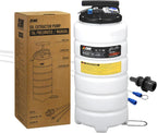 EWK 15L Pneumatic/Manual Oil Extractor Pump, Fluid Evacuator for Oil Change, Large Capacity Vacuum Evacuation Tool for Cars Trucks and Agricultural Machinery