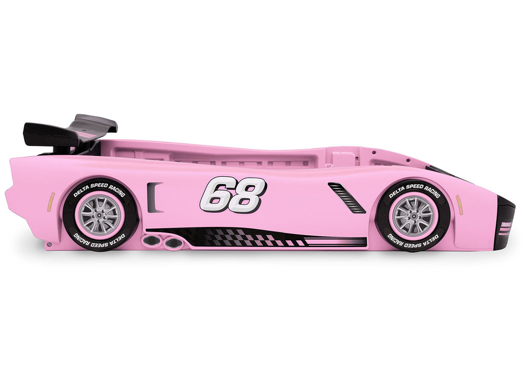 Lit jumeau Delta Children Turbo Race Car, rose
