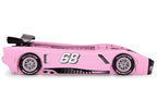 Lit jumeau Delta Children Turbo Race Car, rose