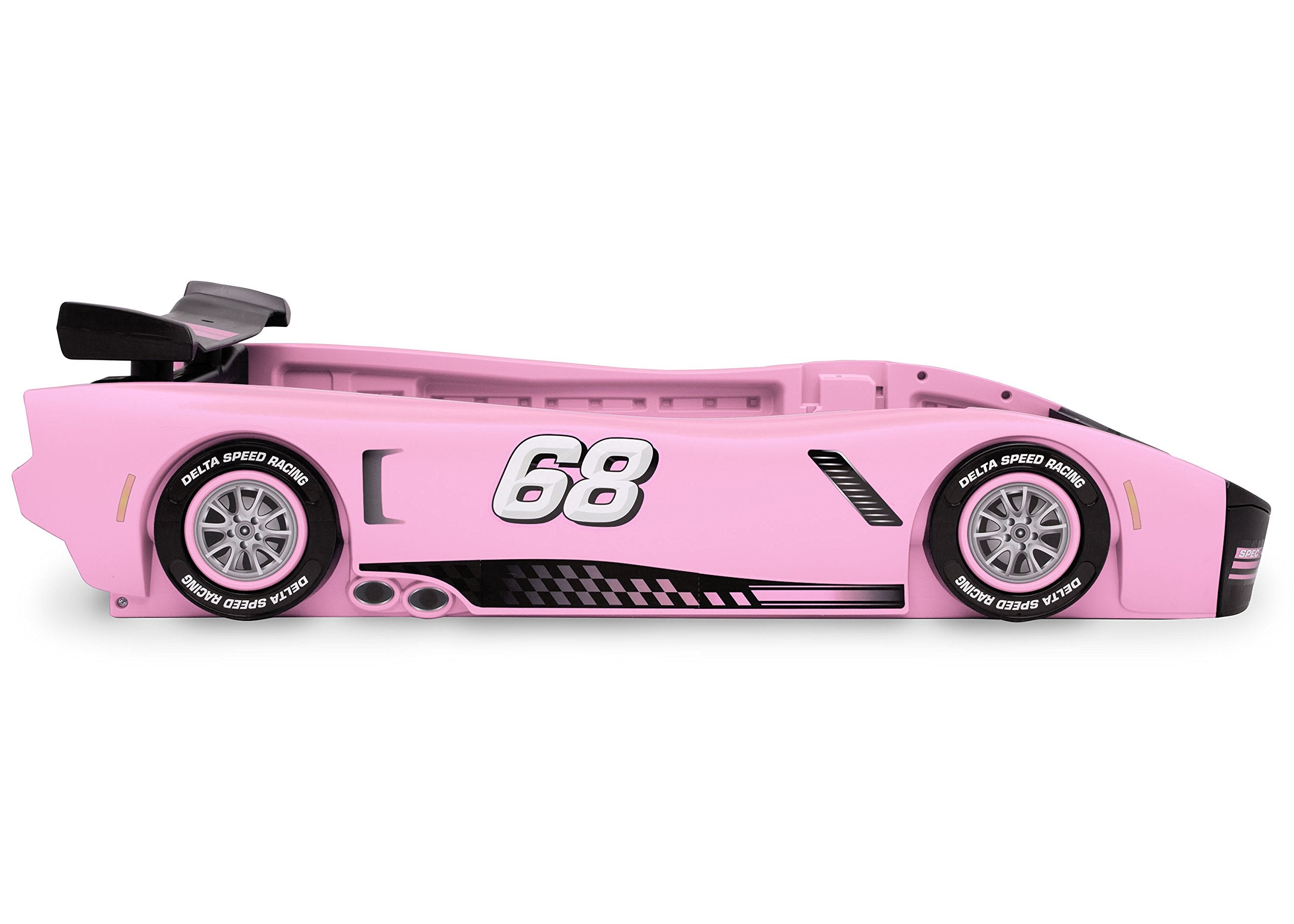 Lit jumeau Delta Children Turbo Race Car, rose