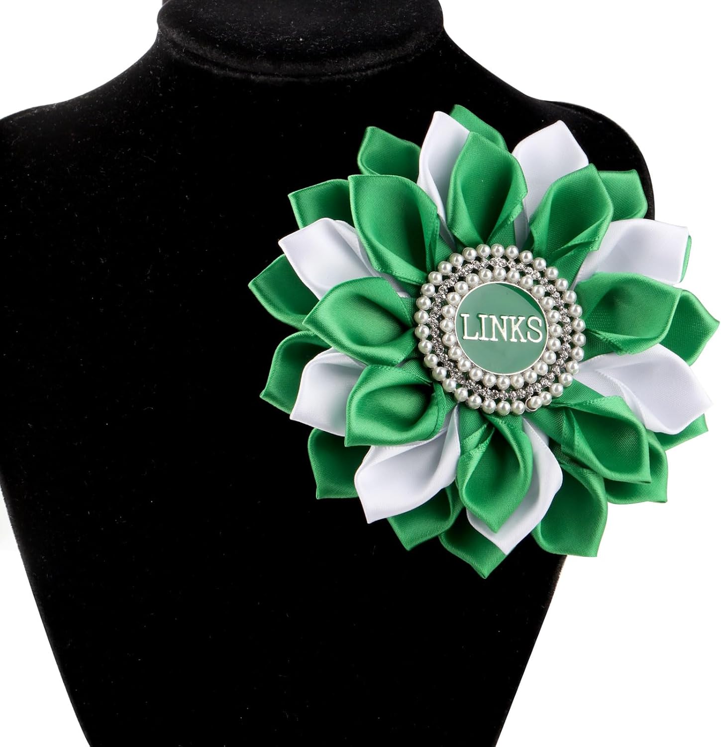 CENWA Sorority Brooch Gift Green Sorority Sister Flower Brooch Pin Greek Sorority Gift for Women