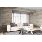 Art3d Self-Adhesive Weathered Barn Wood Wall Planks in Stone Gray for Living Room, Bedroom(16 Sq Ft)