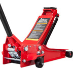 BIG RED AT84007R Torin Hydraulic Low Profile Service/Floor Jack with Dual Piston Quick Lift Pump, 4 Ton (8,000 lb) Capacity, Red