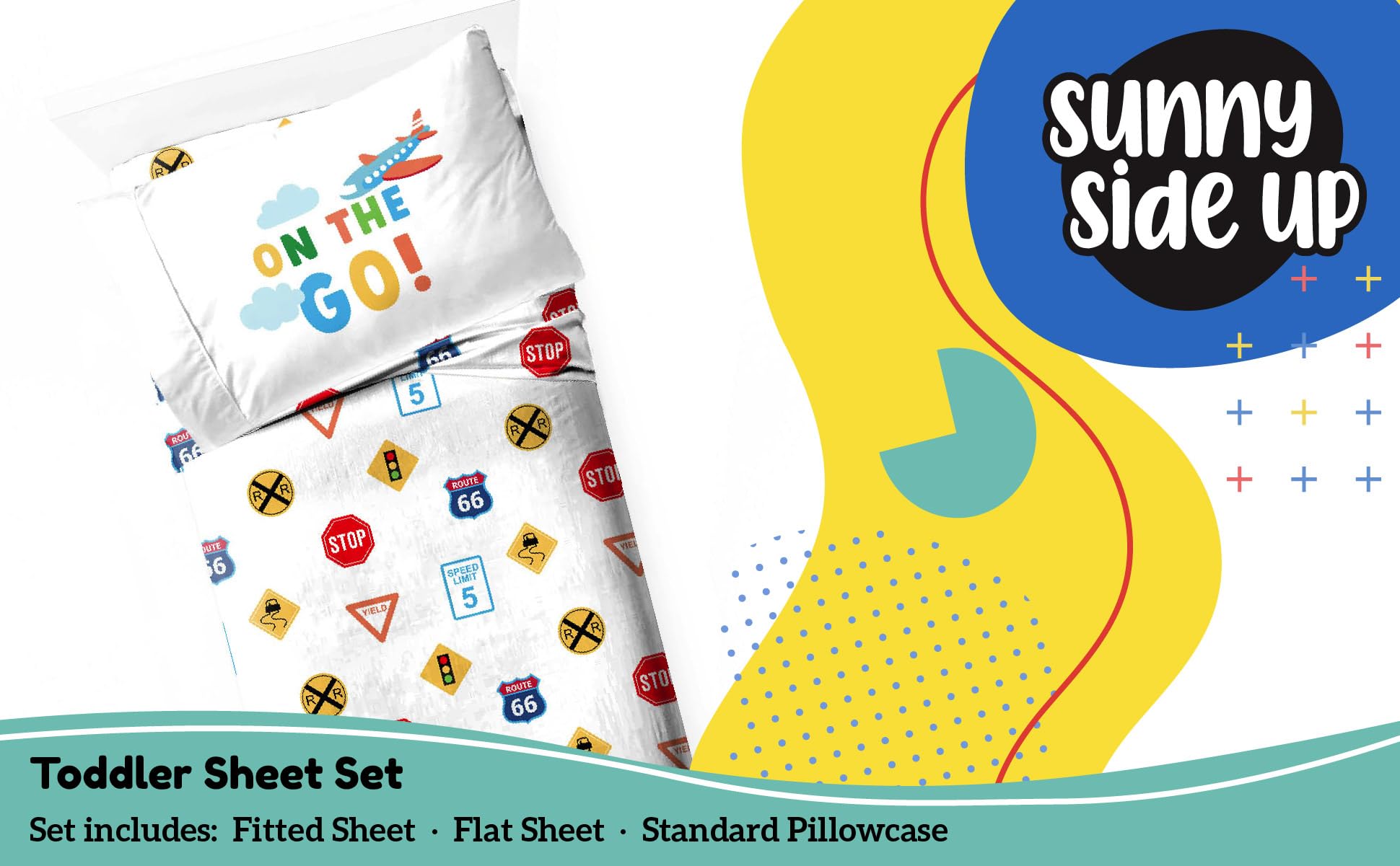 Sunny Side Up Minecraft Creeper & Animals Twin Sheet Set - 3 Piece Kids Bedding Set Includes Pillow Cover - Super Soft Microfiber Sheets