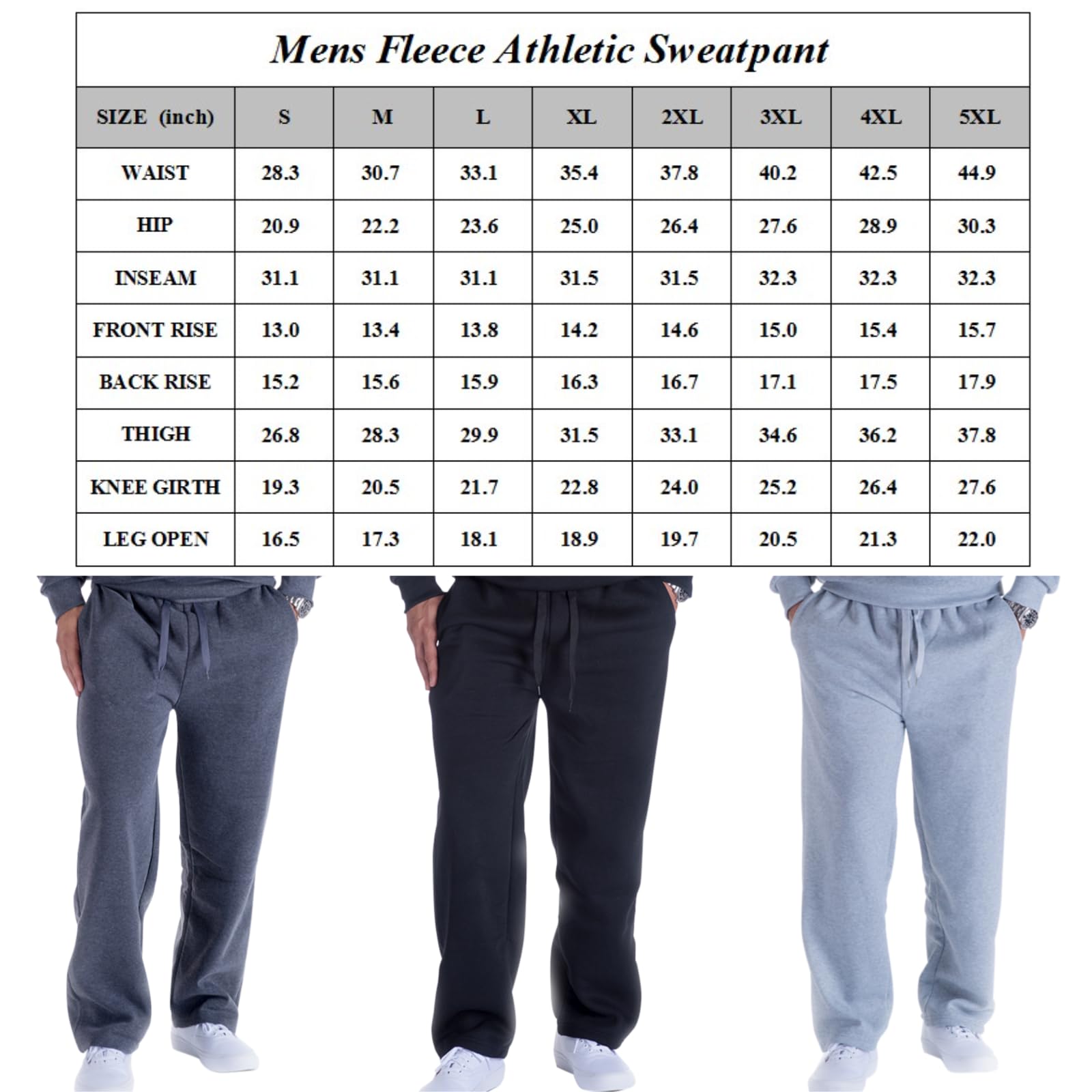 LeeHanTon Men's Casual Pants Lightweight Warm Cotton Sweatpants Joggers Casual Wide Leg Hiking Running Workout Outdoor Sports Sweat Pants Tall & Comfortable Wear Camo XL