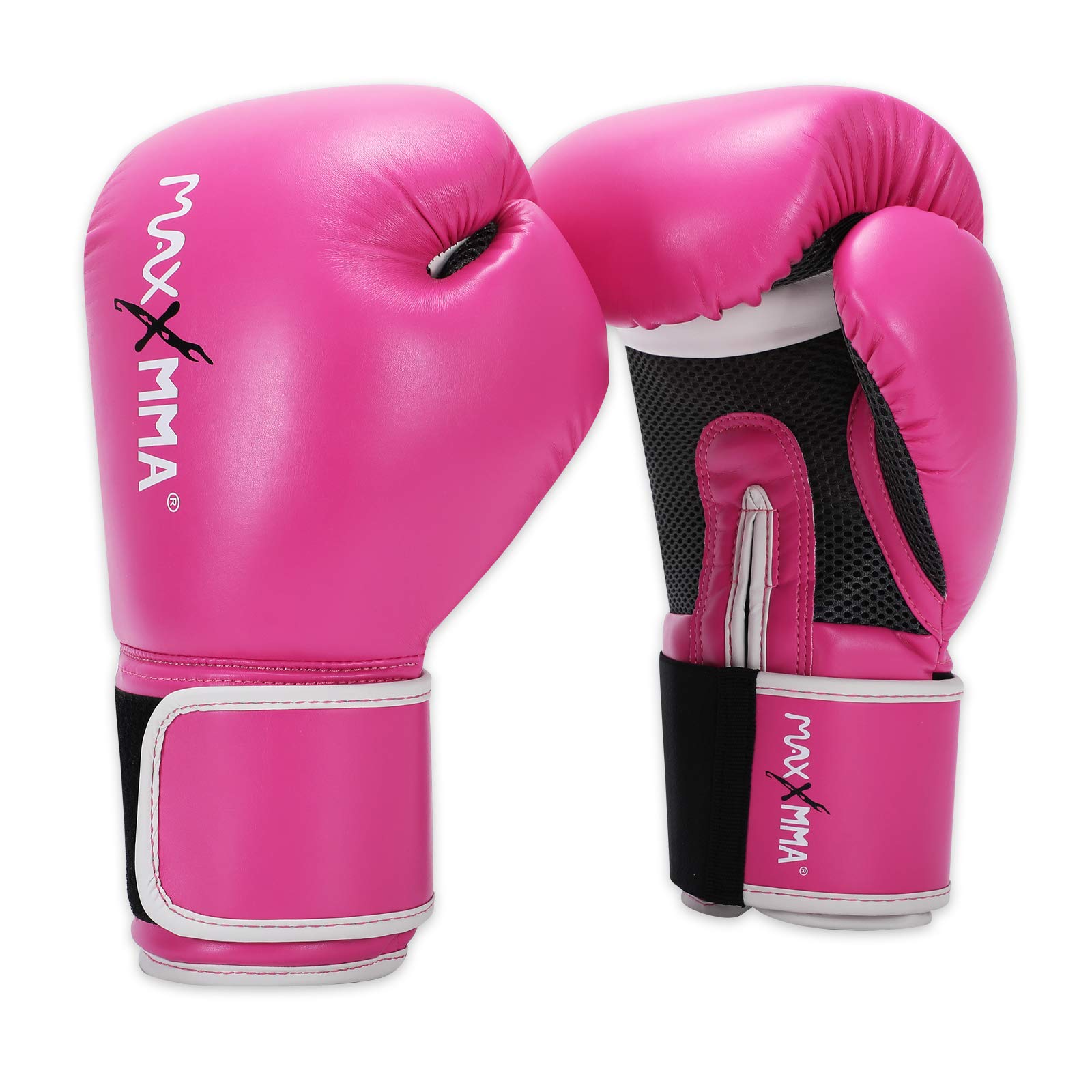 MaxxMMA Pro Style Boxing Gloves for Men & Women, Training Heavy Bag Workout Mitts Muay Thai Sparring Kickboxing Punching Bagwork Fight Gloves
