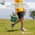 ApudArmis 60 PCS Giant Tumble Tower, (Stack up to 5Ft) Pine Wooden Stacking Timber Game with 1 Dice Set - Classic Block Giant Outdoor Game for Teens Adults Family