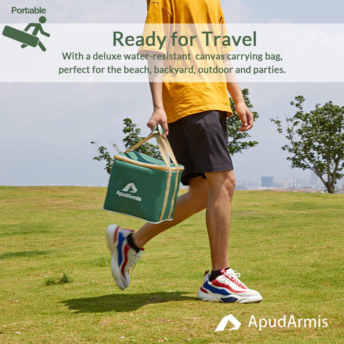 ApudArmis 60 PCS Giant Tumble Tower, (Stack up to 5Ft) Pine Wooden Stacking Timber Game with 1 Dice Set - Classic Block Giant Outdoor Game for Teens Adults Family