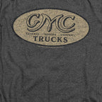 Gmc Vintage Oval Logo Unisex Adult Heather T Shirt for Men and Women