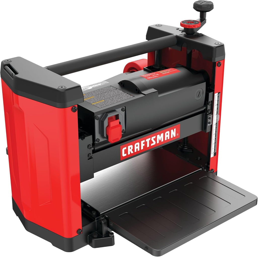 CRAFTSMAN Planer, 15 Amp, For Benchtops, Two Knife Solid Steel Cutter Head (CMEW320)