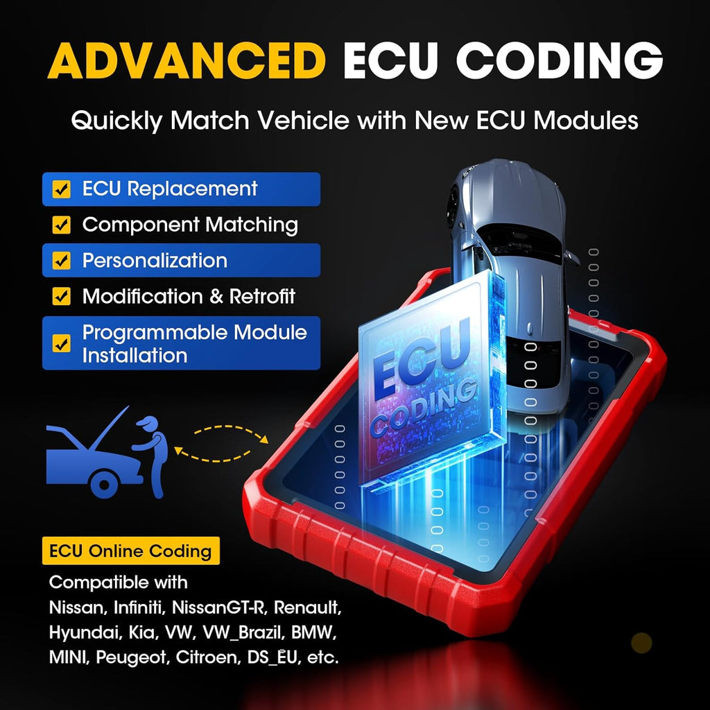 LAUNCH X431 PROS Elite 2025 New Bidirectional Scan Tool, 38+ Services, ECU Coding, All-in-One Full System Diagnostic Scanner, Support CANFD&DoIP, FCA AutoAuth, V.A.G Guided, 2 Years Free Update