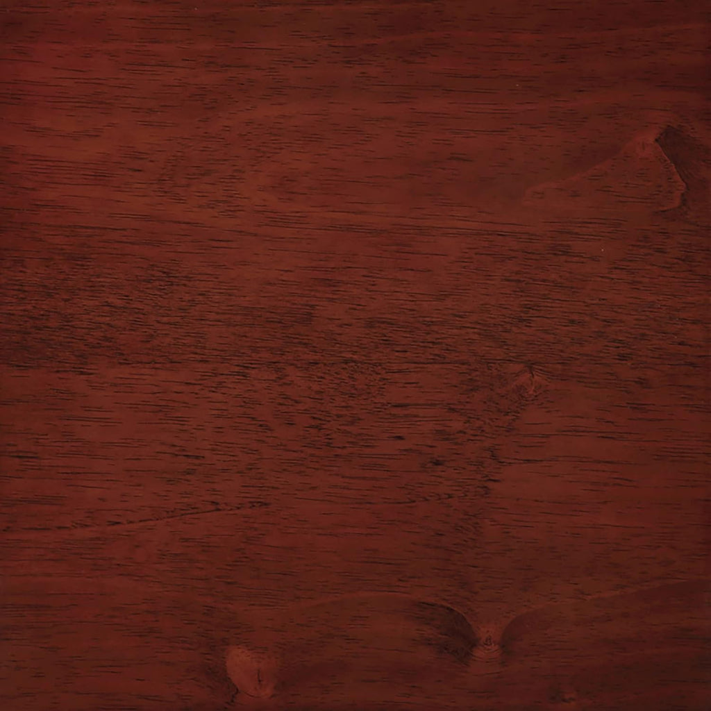 Convenience Concepts American Heritage Round End Table with Shelf, Mahogany