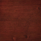 Convenience Concepts American Heritage Round End Table with Shelf, Mahogany