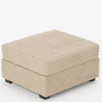 Modular Sectional Sofa,5 Pieces Sectional Couches for Living Room,L Shaped Cloud Couch Chaise Set, Black