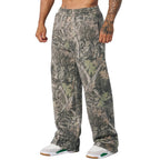 Dsewpaur Herren Camo Grafikdruck Sweatpants Athletische Gym Jogger Streetwear Hosen Elastischer Bund Weites Bein Trainingshosen