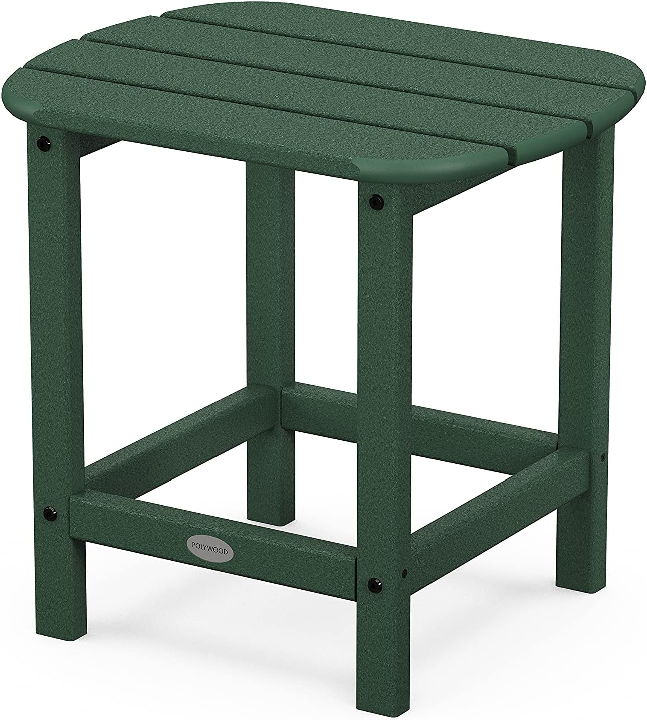 POLYWOOD SBT18GR South Beach 18" Outdoor Side Table, Green