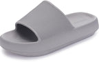 BRONAX Pillow Slippers for Women and Men | House Slides Shower Sandals | Cushioned Thick Sole