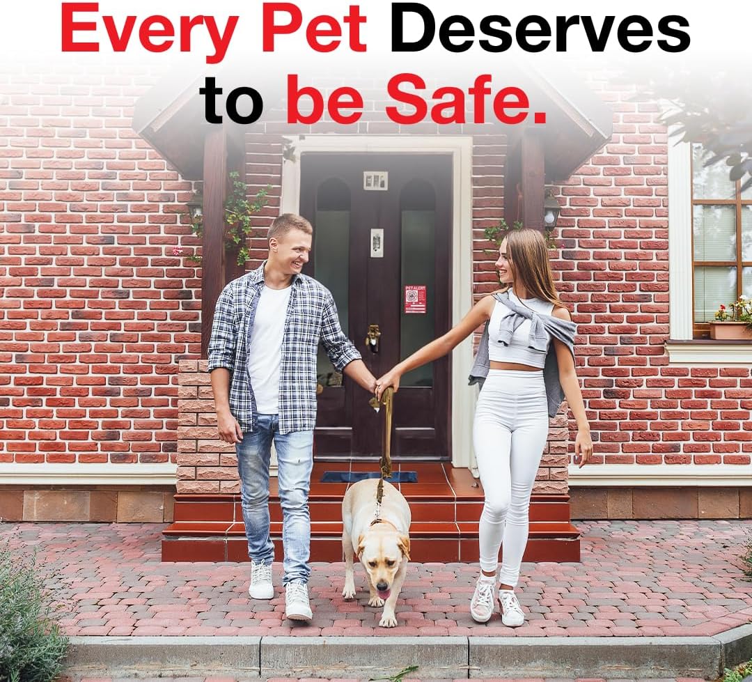 Pet Alert Safety Fire Rescue Sticker - Save Our Pets Emergency Inside Decal - House Home Window Door Sign