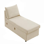 L Shaped Convertible Sleeper Sofa Bed, 84" Sectional Couch for Living Room - Pull Out Bed, Reversible Chaise with Storage, Dual USB-C Charging, Removable & Washable Dark Grey Linen Covers