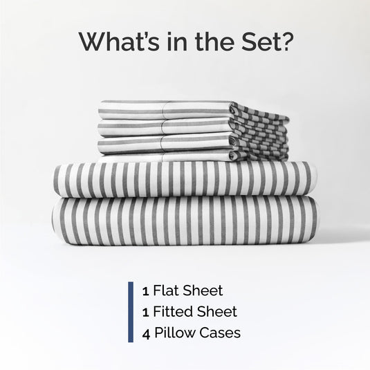 King 6 Piece Sheet Set - Breathable & Cooling Bed Sheets - Hotel Luxury Bed Sheets for Women, Men, Kids & Teens - Comfy Bedding with Deep Pockets & Easy Fit - Soft and Wrinkle Free - King White Sheets