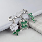 CENWA Sorority Brooch Gift Sorority Brooch Pin Greek Sorority Jewelry Sisterhood Graduation Gift for Her