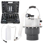 YSTOOL Brake Bleeder Kit Pneumatic Pressure Brake Clutch Fluid Bleeding Tool Set with Master Cylinder Adatpers Air Power Pressurized Oil Change Bleeder Machine and Waste Oil Collection Bottle (Red)