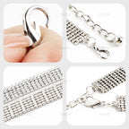 AUEAR, Women's Rhinestone Belt Shiny Crystal Diamond Waist Fashion Silver Buckle