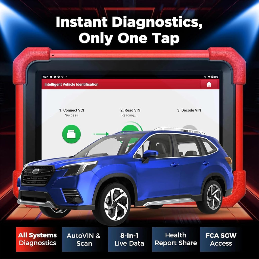 LAUNCH X431 CRP919XBT 2025 Wireless Bidirectional Scan Tool, ECU Coding, CANFD&DOIP, Full System Car Diagnostic Tool, FCA AutoAuth, V.A.G Guided, 35+ Resets, 2 Years Free Update