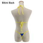 SHERRYLO Mini Micro Bikini Top Triángulo Extremo Tanga G String Parte Inferior Trajes de Baño para Mujer Ropa de Playa y Natación