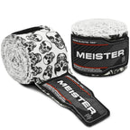 Meister Adult 180" Semi-Elastic Hand Wraps for MMA & Boxing (Pair)