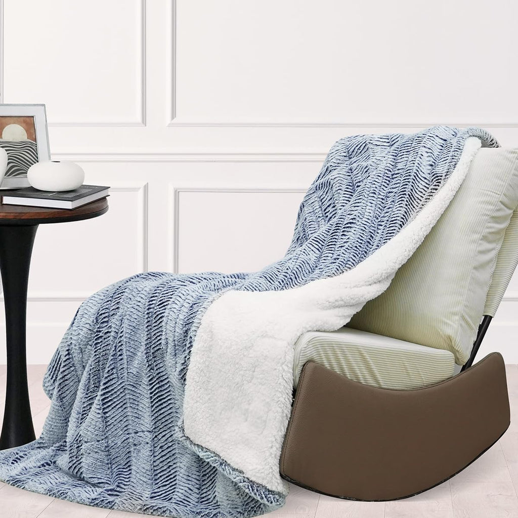 Opvarmet tæppe 50" x 60" - Opvarmet tæppe med 5 varmeniveauer og 3 timers automatisk slukning, maskinvaskbar, ETL &amp; FCC-certificering, overvarmebeskyttelse (Racoon) 