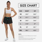 Sportlich bequeme, fließende Laufshorts für Damen, lässig im Sommer - Butterfly Lounge, schicke athletische Shorts, X-Small
