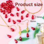 PAGOW 20Pcs Pomegranate Charm for Jewelry Making, Pomegranate Seed Resin Pendants for DIY Necklace Earrings Bracelet Supplies