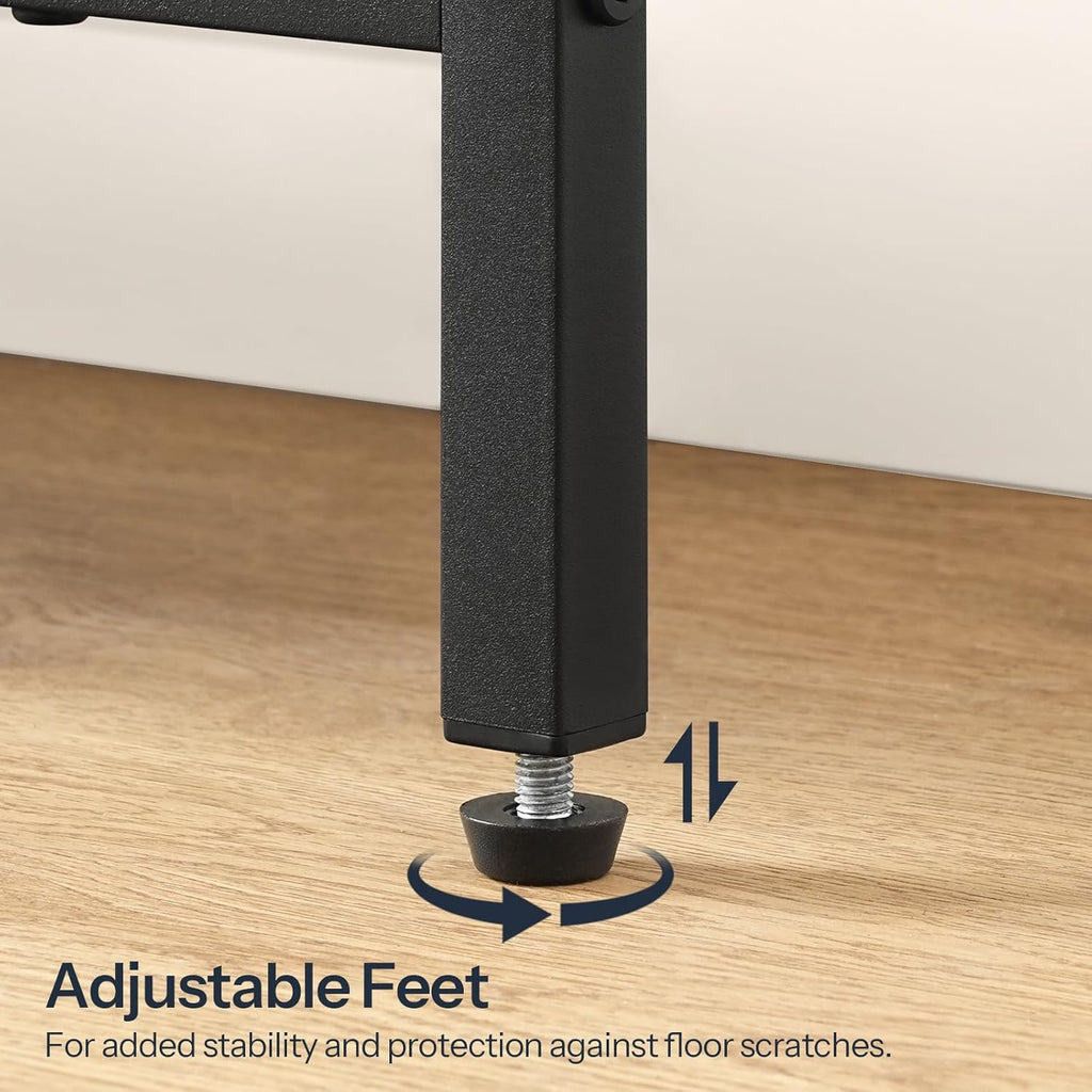 HOOBRO Small Round Side Table, 3-Tier Tall Coffee Drink Table for Sofa Couch, 28.7" H Round Nightstand, Circle Wooden Accent Pedestal Table for Living Room, Bedroom, Rustic Brown and Black BF182BZ01