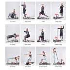 seanleecore Hip Thrust & Squat Machine for Home – Multi-Function Glute Builder, Leg & Core Strengthening Equipment – Adjustable Sissy Squat, Hip Thrusts, Squat Assist Machine for Home Gym