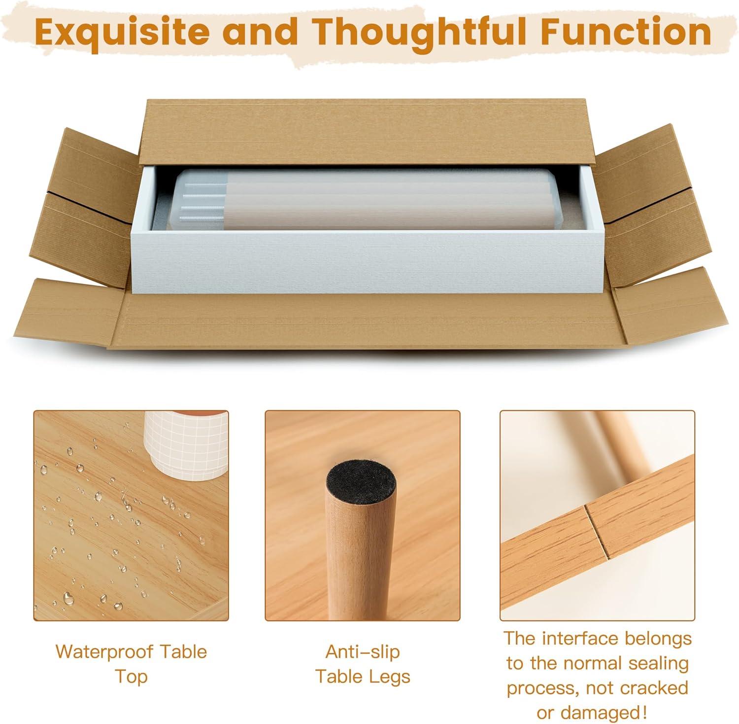 2 Tier Coffee Table Low Table with Solid Wood Legs, Japanese Coffee Table for living Room, Side Table Sofa Table, Floor Table Desk for Sitting on The Floor, Storage Shelf Furniture for Office, Natural
