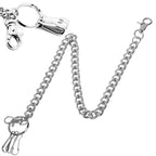 IDLanyard Schlüsselanhänger Schwerlast-Geldbörsenkette 23 Zoll Taschen-Schlüsselanhänger mit Karabinerverschluss und Schlüsselringen für Schlüssel und Geldbörsen