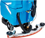 Global Industrial Commercial Electric Walk-Behind Ergonomic Auto Floor Scrubber, Corded, 17" Cleaning Path, 9.2 Gallon Solution Tank, 10.5 Gallon Recovery Tank