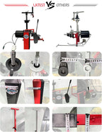 KATOOL Mini Tire Changer Machine 39" MAX. Wheel Diameter KT-1030P Tire Machine Small Wheel Changers Tire Repair Tools