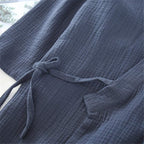 Shanghai Story Japanese Style Two-Piece Suit Cotton Bathrobe Pajamas Kimono Bathrobes Sleepwear for Couple