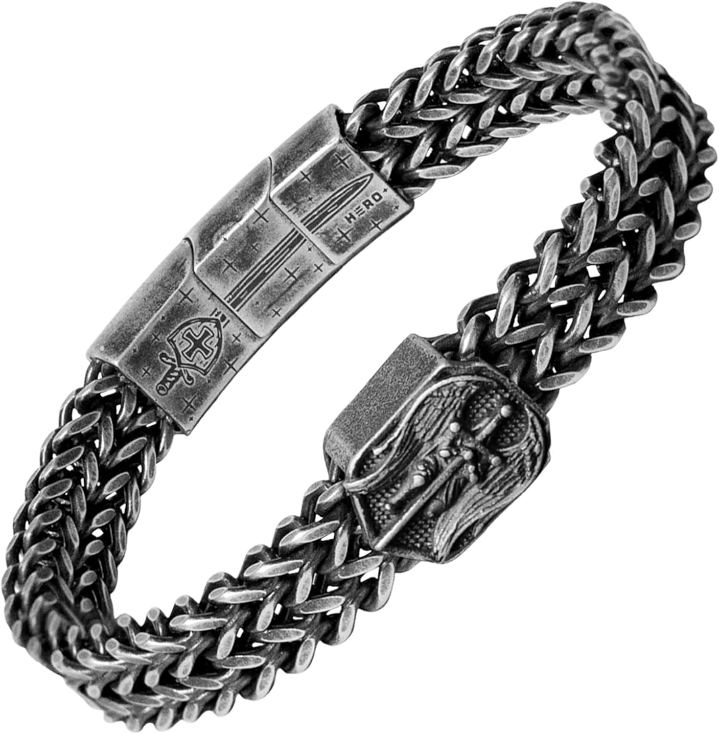 Hero Company Saint Michael Defend Us Bracelet - Helps Pair Veterans With A Service Dog Or Shelter Dog