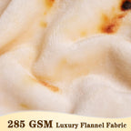 پتو پرتابی تورتیلا برریمر 2.0 دو رو 71 اینچ برای بزرگسالان و کودکان، پتوهای غول‌پیکر خنده‌دار و واقعی غذا، پتو تاکو نرم فلانل نوولتی 285 GSM (زرد - دو رو)