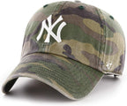 '47 MLB Unisex-Adult Camo Clean Up Adjustable Hat Cap One Size (US, Alpha, One Size, New York Yankees)