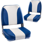 Low Back Folding Boat Seat 2pack, Fold-Down Fishing Boat Seat Camo